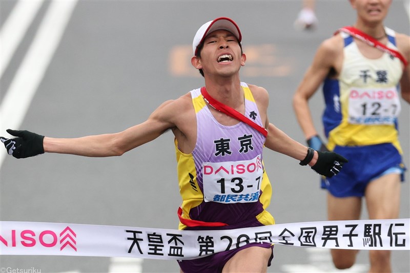 東京が8年ぶりトップ3！3人抜きのアンカー嶋津雄大「後半勝負の作戦がハマりました」／都道府県男子駅伝
