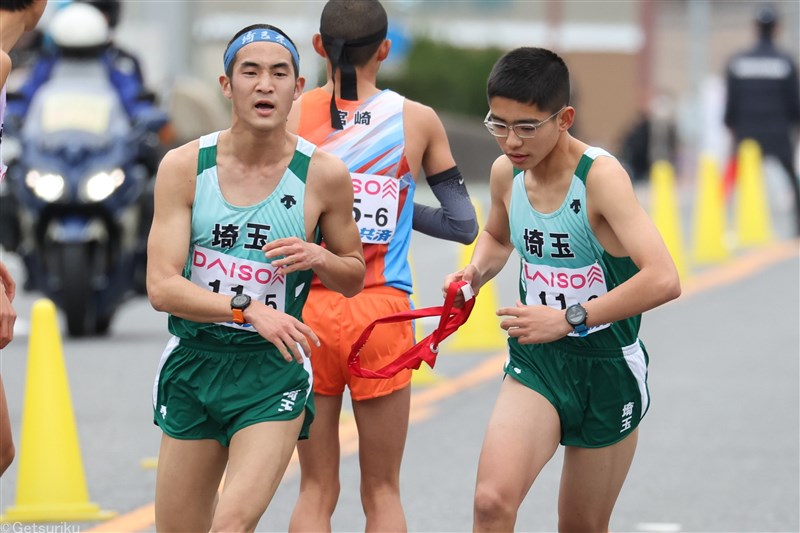 中盤以降の強さ光った埼玉が2位「最低限の目標を達成できてホッとしています」／都道府県男子駅伝