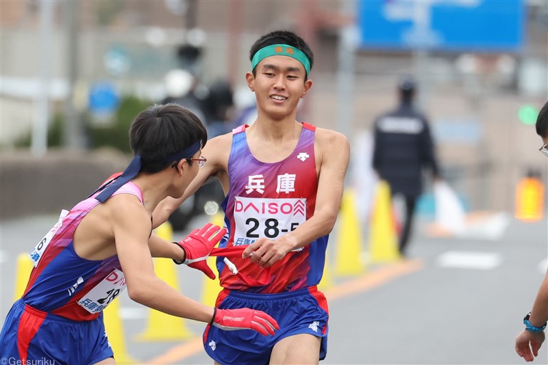 兵庫県郡市区対抗駅伝は西宮市が6年ぶり男子制覇 高3前田和摩が大学生抑えて1区区間賞　女子は姫路市がV