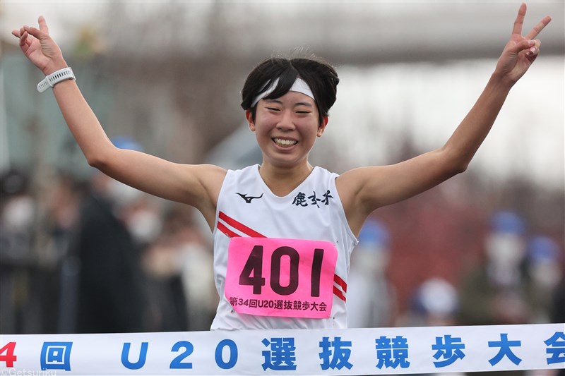 U20世界選手権銀の大山藍が接戦制す 男子は浜田理温がV／U20選抜競歩