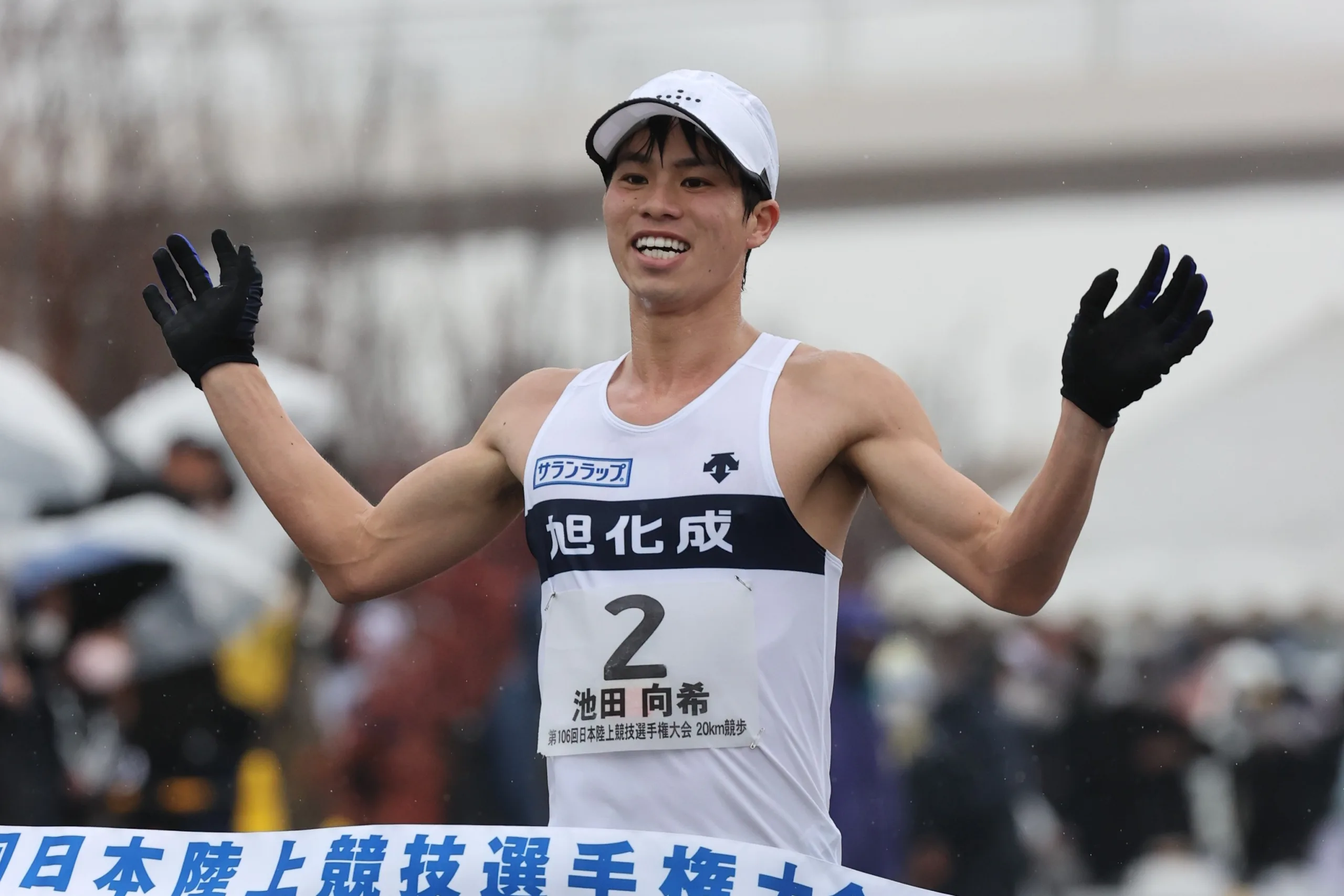 池田向希が1時間18分36秒で初優勝！ブダペスト世界陸上代表内定第1号に／日本選手権20km競歩