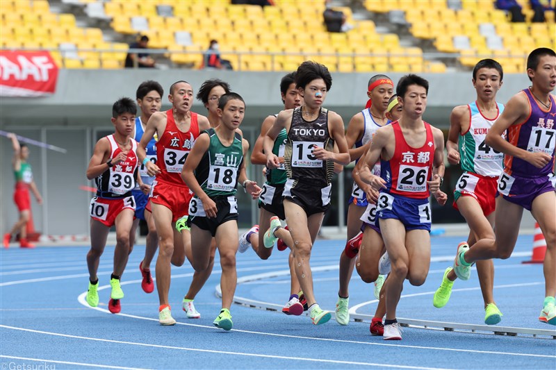 【男子10000m】林春空（城西高1）29分50秒15＝高1歴代5位