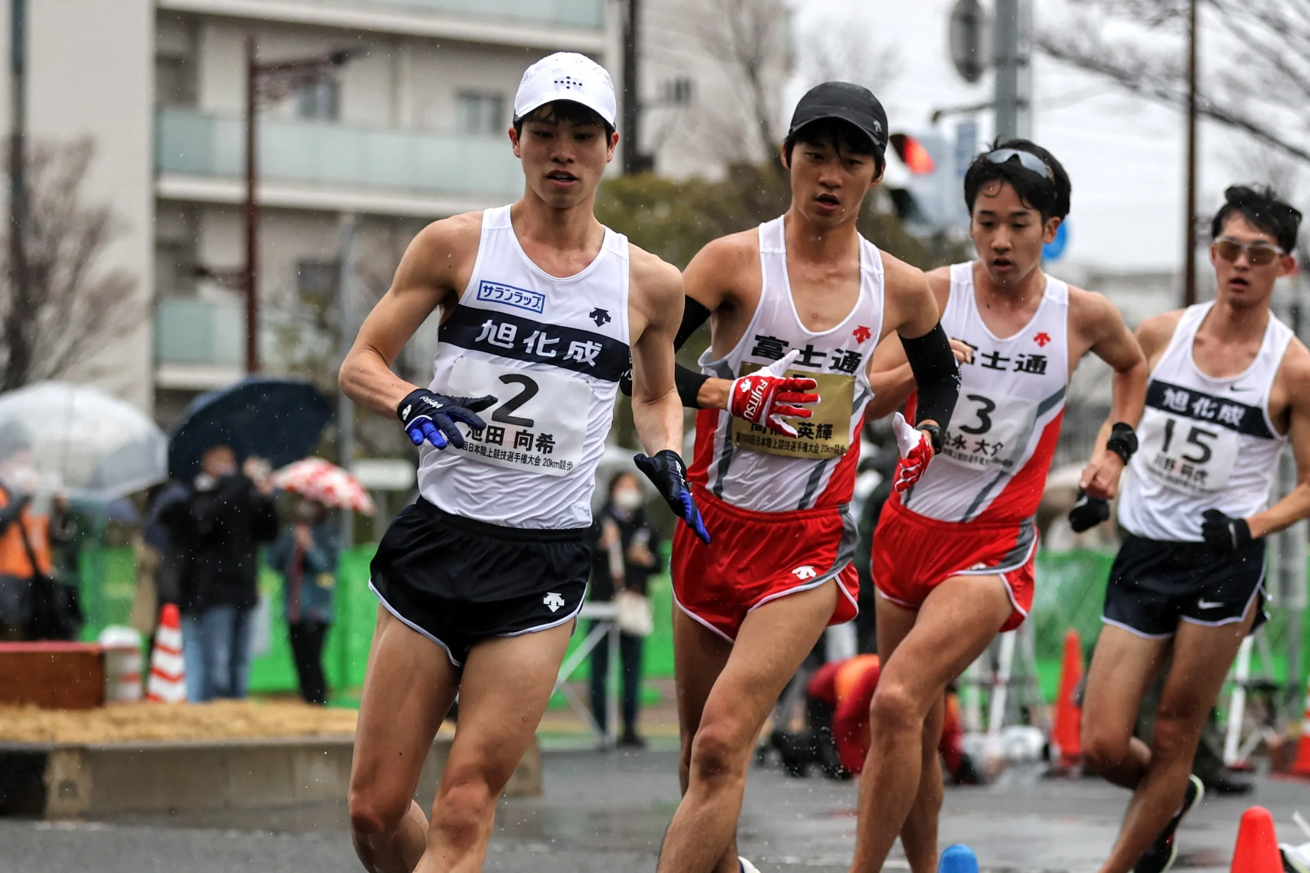 ライバルとの一騎打ち制した池田向希「世界陸上金メダルを目指します」2位の髙橋も世界陸上代表内定／日本選手権20km競歩