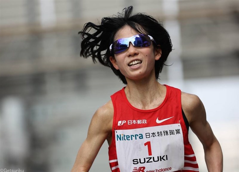 鈴木亜由子 地元で快走！2時間21分52秒の自己新で日本人トップの2位／名古屋ウィメンズマラソン