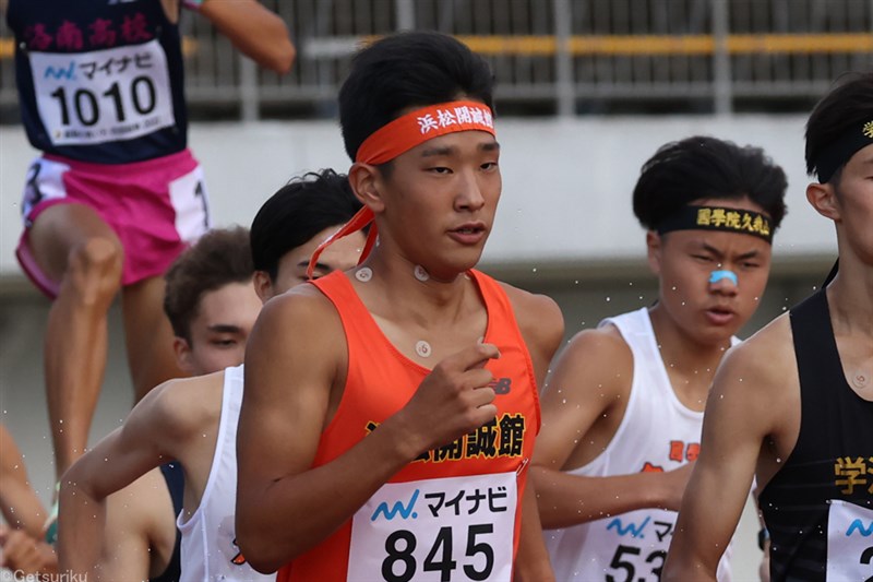 【男子1500m】辻本桜寿（浜松開誠館高2） 3分47秒60＝高2歴代9位