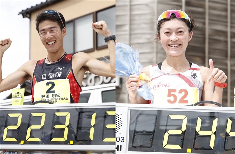 男子・野田明宏、女子・岡田久美子ダブル日本新で世界陸上切符！川野将虎も代表内定 強風に負けず好記録／日本選手権35km競歩