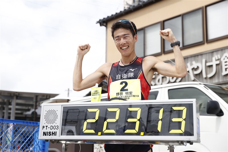 日本新で世界陸上代表つかんだ野田明宏「昨年9位の悔しさ晴らせる準備を」／日本選手権35km競歩