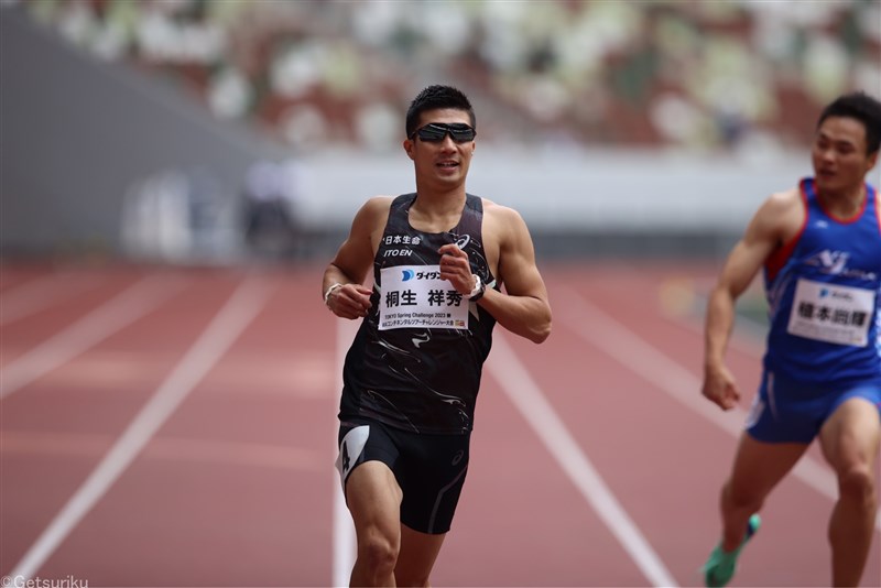 桐生祥秀「久々の優勝うれしい」GP200mを20秒88で制す レース後ファンサービスも／東京スプリング