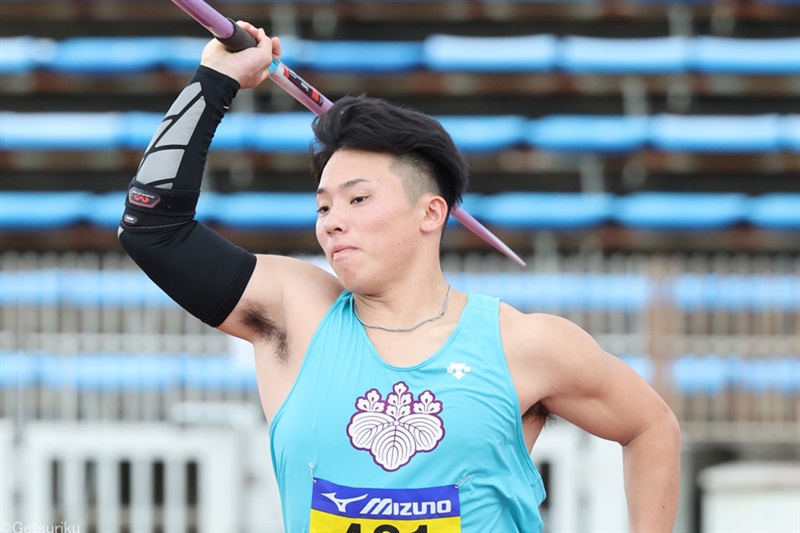 男子やり投・巖優作が80m09の日本歴代11位！ 肘のケガから復活し、学生3人目の80mスロワーに