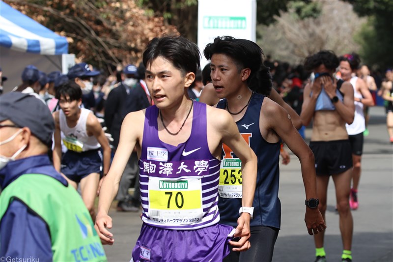 駒大・赤津勇進がかすみがうらマラソン10マイル優勝 川内優輝ら抑える