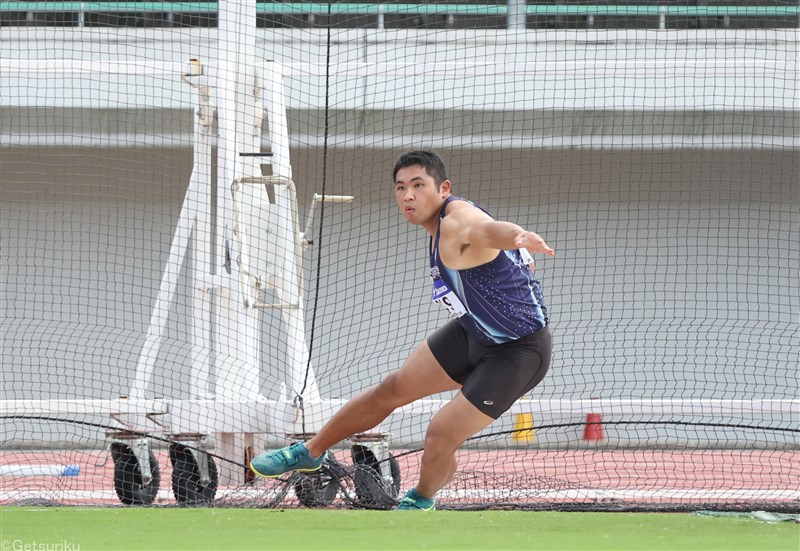 円盤投・幸長慎一が62m52！日本歴代2位のビッグスロー 中学時代から次々と記録樹立