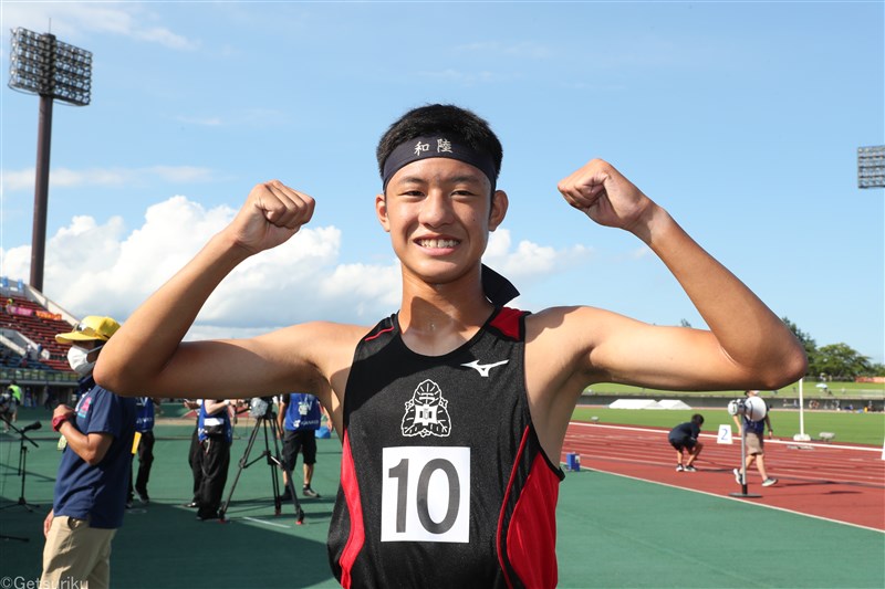 【男子800m】渡辺敦紀（洛南高1）1分52秒11＝高1歴代9位タイ