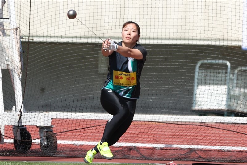 女子ハンマー投・藤本咲良が62ｍ06で地元GP日本人トップ！4月に歴代9位など今季好調／兵庫RC