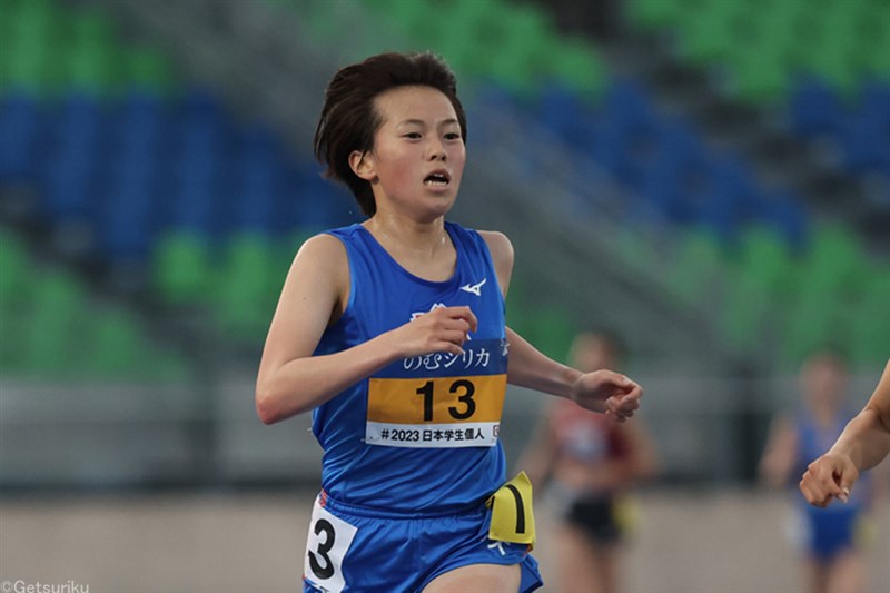 女子10000mは日体大・山﨑りさがトップ「代表を勝ち取りたかった」／学生個人