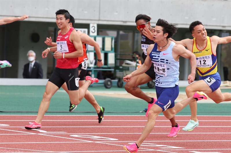 100m坂井隆一郎10秒12の大会新で地元V「イメージ通り走れた」／木南記念