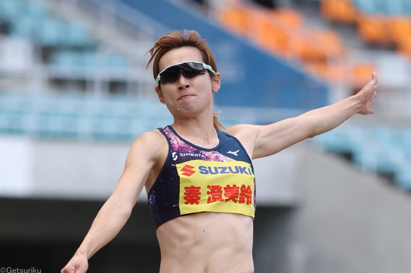 秦澄美鈴 6m75!!日本歴代4位の自己記録を8cm更新「高く上がる踏み切りできなかった」／静岡国際 | 月陸Online｜月刊陸上競技