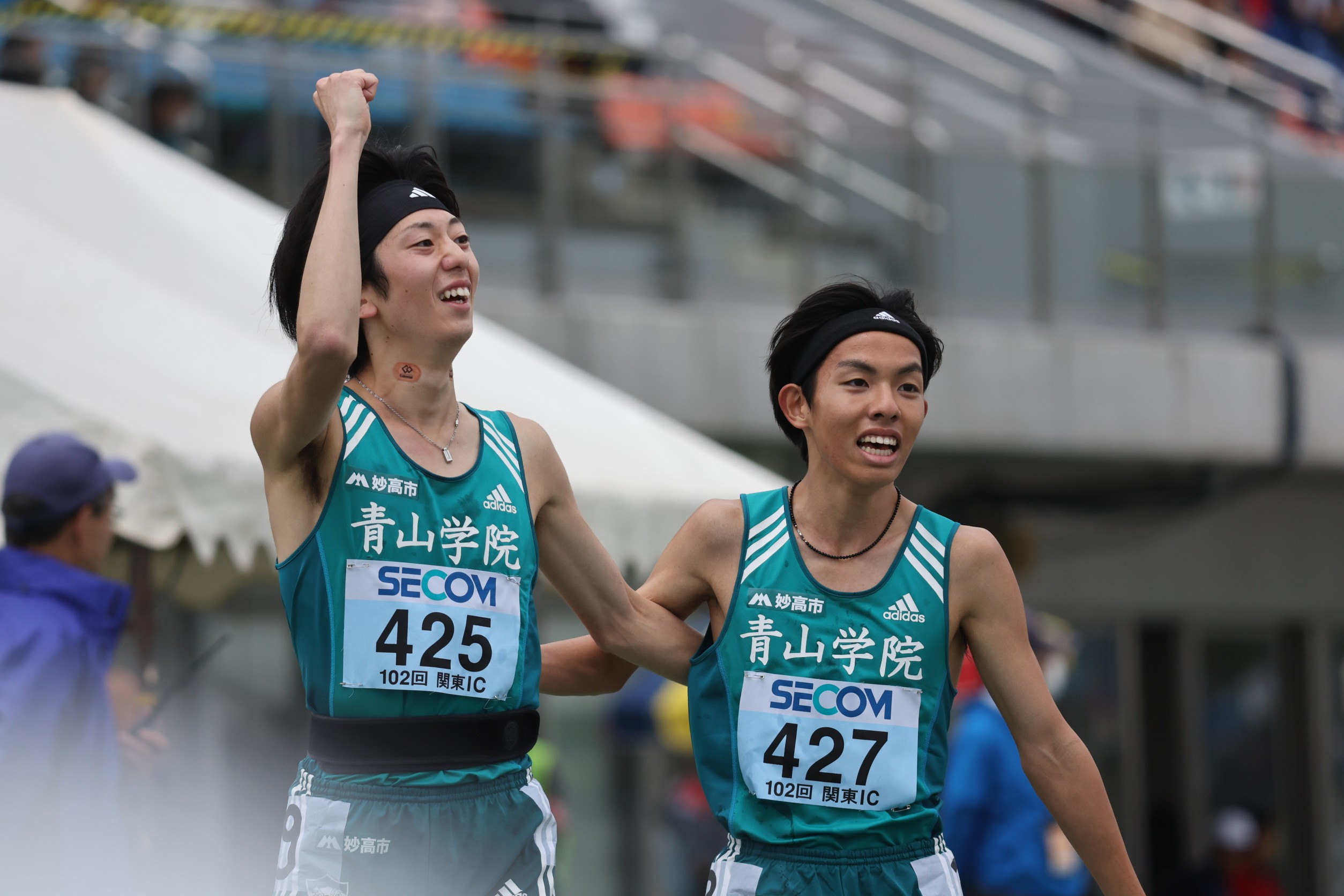 青学大主将・志貴勇斗「もう少しチーム内で争いを」3000m障害・小原響は大会新／関東IC