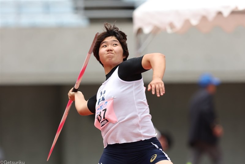 やり投は京大・篠田佳奈が大会連覇！56m57の自己新「学生のうちに60mを」／関西インカレ