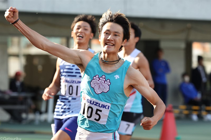 鵜澤飛羽の衝撃再び！追参ながら200m20秒10!!「お待たせしました」／静岡国際