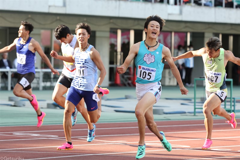 【高平慎士の視点】自分の強み引き出した鵜澤飛羽の20秒10ｗ 上山、飯塚の巻き返しで200ｍも活況へ／静岡国際