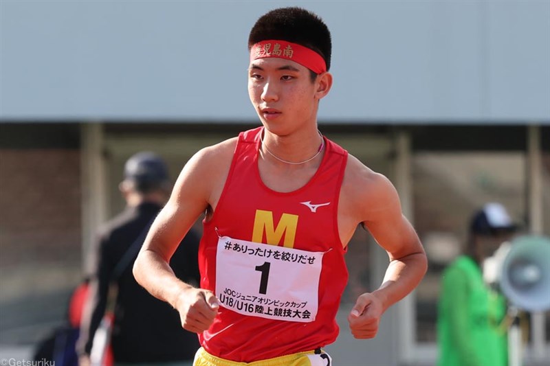 坂元龍晟が400m、800m、4×400mリレーの3冠！男子5000mで飯田翔大が14分14秒25の大会新で優勝／IH鹿児島県大会