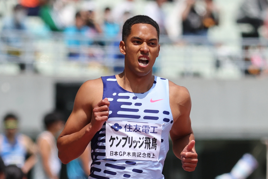 2年ぶりレース復帰のケンブリッジ飛鳥は10秒53「スタートを踏み出せてホッとしています」／木南記念