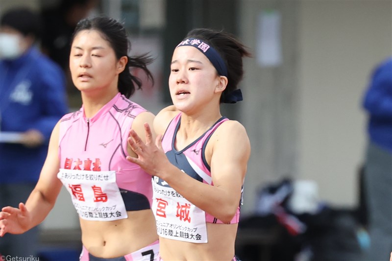 千葉安珠が女子200m＆4×100mRの大会新と3冠！　男子200mは星颯人が200mで“鵜澤超え”の21秒29／IH宮城県大会