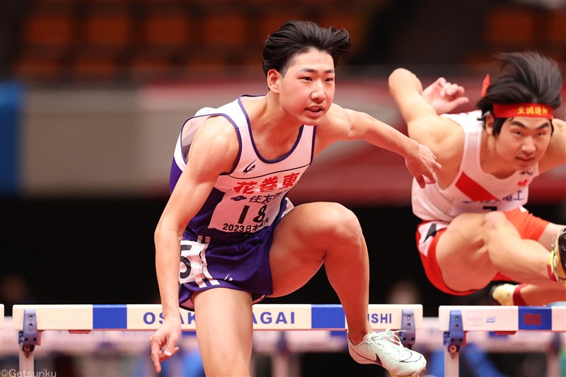 田中夢臥が男子100m、110mHの2冠　浅井小雪が三段跳県高校新！／IH岩手県大会