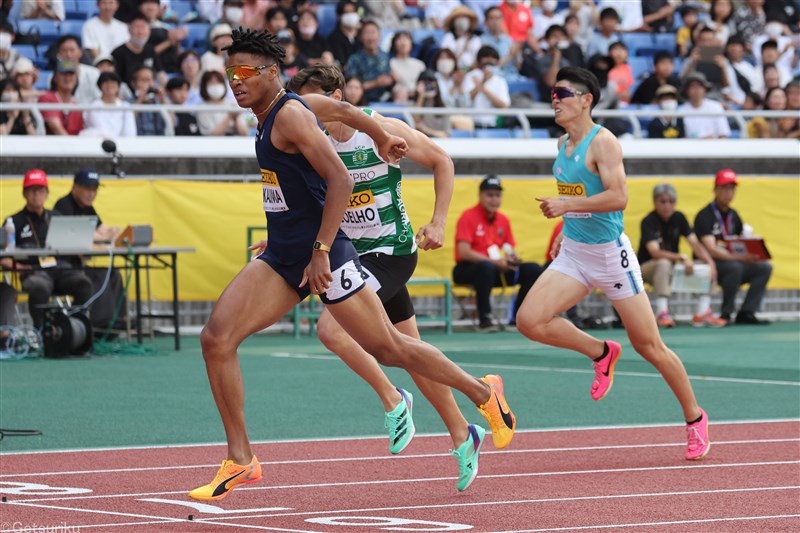 男子400m・中島佑気ジョセフが45秒31の日本歴代7位タイ！ 「日本選手権で標準記録を突破したい」／セイコーGGP