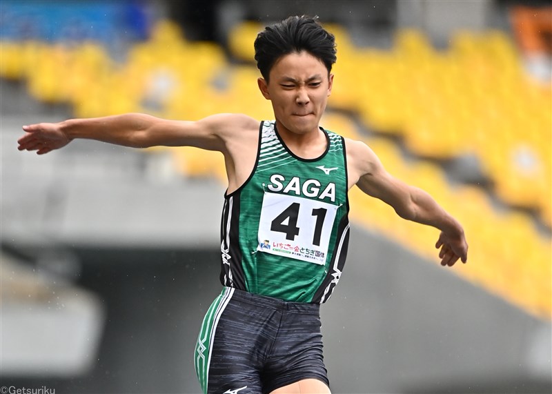 女子ハンマー投・中島華が44m92で大会新V！牛島壮司朗が走幅跳、100mと4×100mRの3冠／IH佐賀県大会