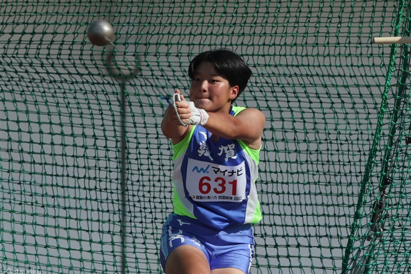 女子ハンマー投は松尾菜那が50m63で完勝！男女100mは北陸勢が席巻／IH福井県大会
