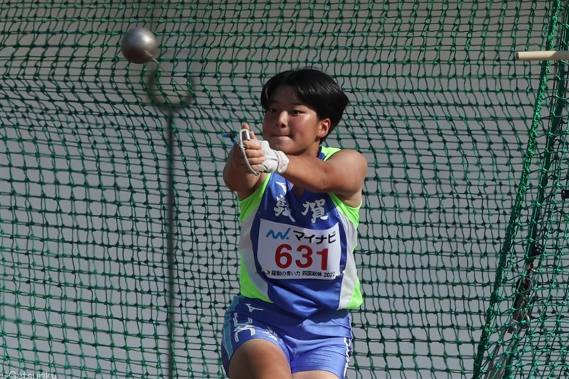 女子ハンマー投は松尾菜那が50m63で完勝！男女100mは北陸勢が席巻／IH福井県大会