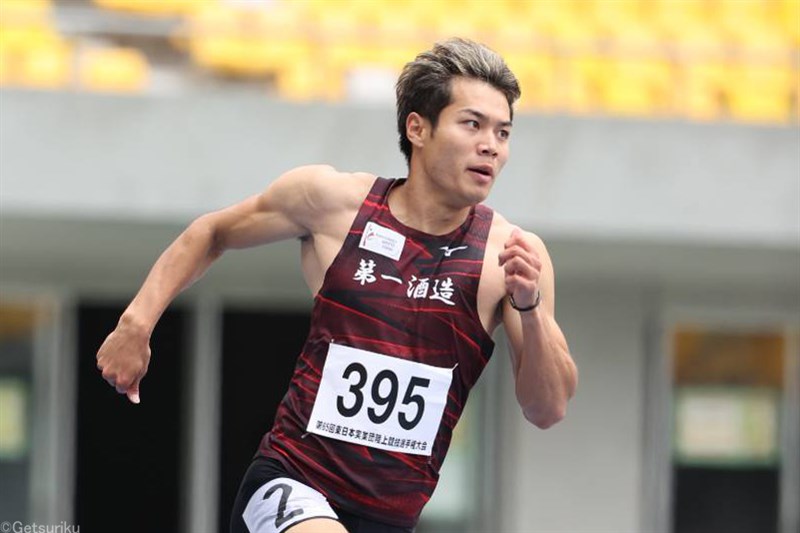 男子200mは水久保漱至が20秒43の自己新V　後半伸び悩んだ山縣亮太は4位／東日本実業団