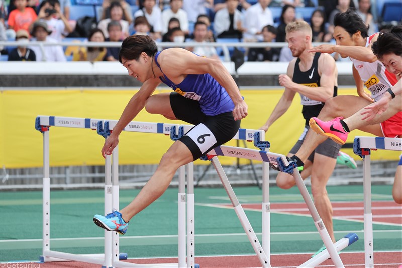 110mH泉谷駿介13秒07!!今季世界リスト2位の激走「70点くらい、もう少し行きたかった」／セイコーGGP