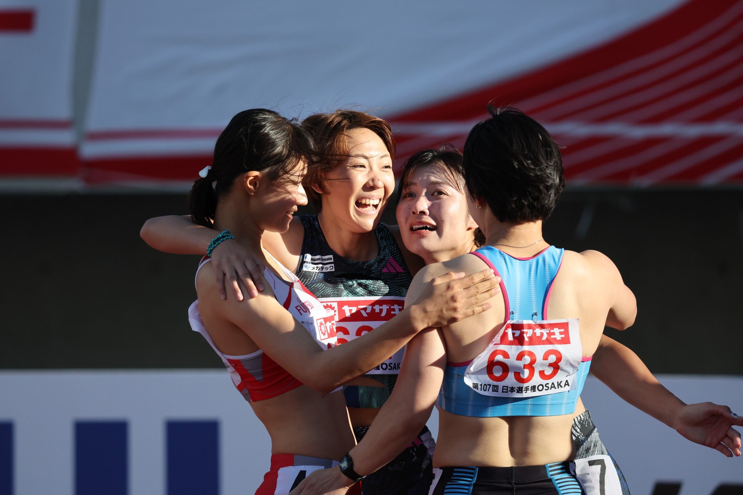 歴史に残る名勝負！100mHは寺田明日香が制す 三段跳・森本麻里子が24年ぶり日本新！走幅跳は城山正太郎が初V ／日本選手権