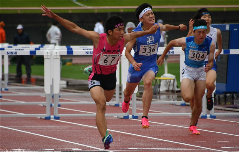 大久保然が110mH14秒31でV 悪条件ものともせず連覇達成！／IH北信越
