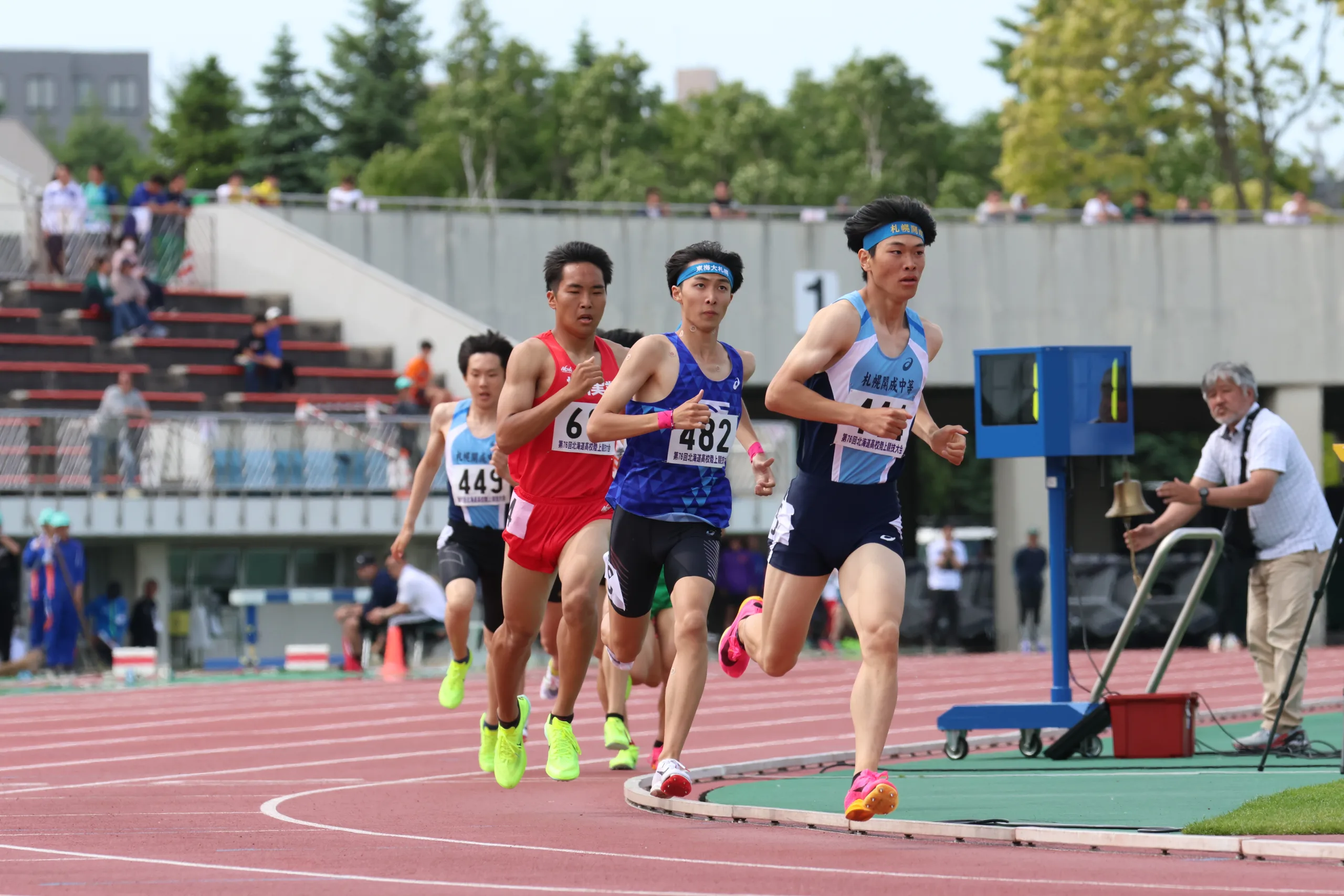 男子800m宮澤朝凪が1分53秒20の大会タイで連覇！「絶対に決勝に残りたい」／IH北海道