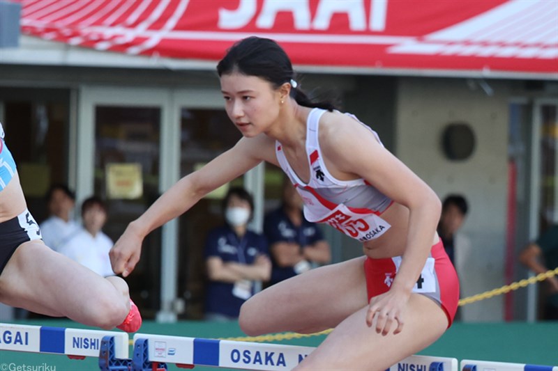 女子100mH・田中佑美は2年連続3位で世界陸上に望み 「今回は狙って取った3位」／日本選手権