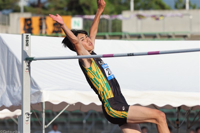 走高跳・福士湊が2m17をクリア！3年前の全国中学生覇者が今季高校リスト1位を独走／IH南関東