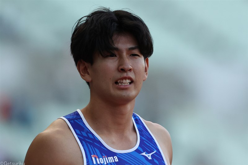 400mH優勝候補の児玉悠作は3位 フィニッシュ前で逆転許し「悔しさがあります」／日本選手権