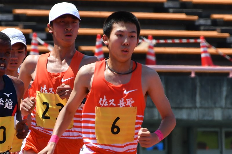 佐久長聖勢が長距離種目を席巻！2年生・濵口大和が5000ｍを制覇 3000ｍ障害は永原が高校新／IH北信越