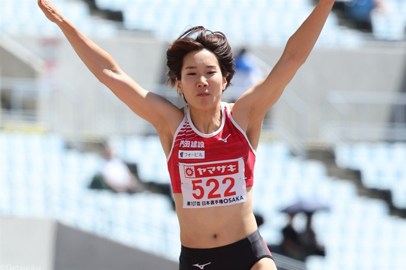 女子三段跳・森本麻里子が24年ぶり日本新！ 14m16で5連覇飾り「感謝の気持ちでいっぱい」／日本選手権