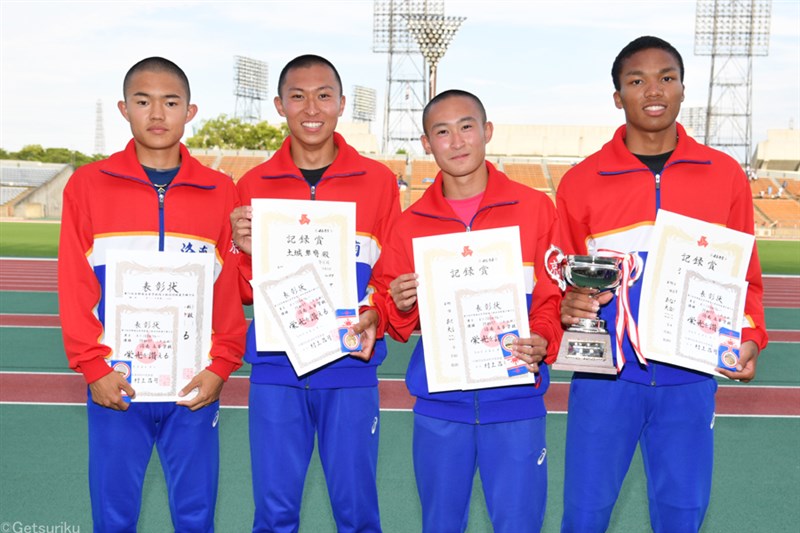 洛南が4×100mRで39秒97！京都橘も4×400mRで9年ぶりの大会新／IH京都府大会