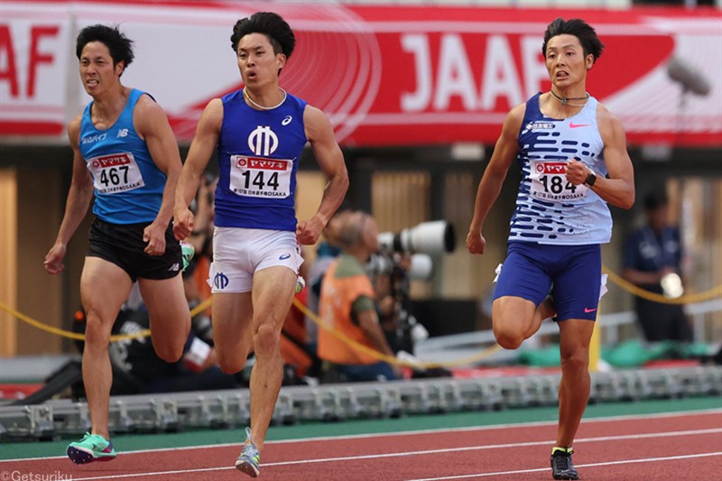 男子200m予備予選組の宇野勝翔が全体トップの20秒49 鵜澤飛羽は流して20秒52、飯塚翔太は20秒63／日本選手権