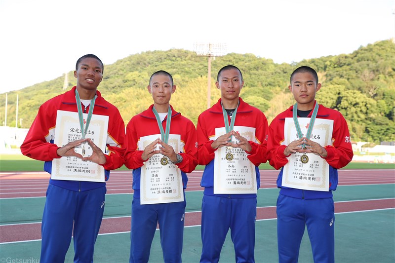 白熱の男女4×100ｍＲ！洛南が40秒20で2年連続10度目V！女子は京都橘45秒68で4大会ぶり制覇／IH近畿