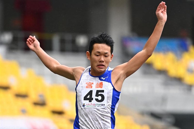 三森咲大朗が八種競技で大会新の5337点　女子4×100mRで宮崎北が46秒29の県高校新！神山菜々は短距離3冠／IH宮崎県大会