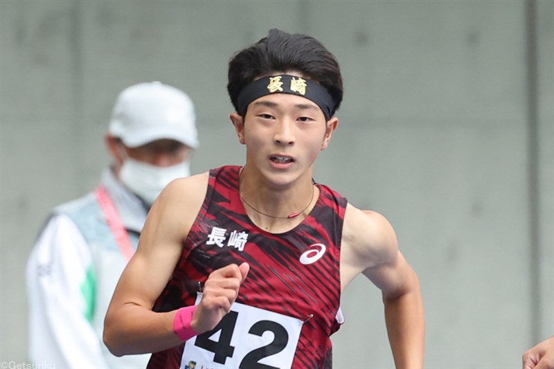 男子100ｍ中川穂泉が県高校新の10秒36！七種競技・井上みさきが18年ぶりの大会新V 植松康太は4種目で大会記録更新／IH長崎県大会