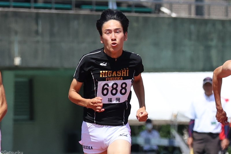 インターハイ男子スプリント2冠の黒木海翔が中大へ！ 100mでサニブラウン超えの10秒19