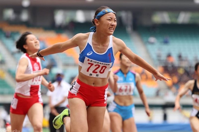 小針陽葉が個人3冠！100ｍ11秒75、200ｍ23秒92、走幅跳6ｍ18、リレーも爆走／IH東海