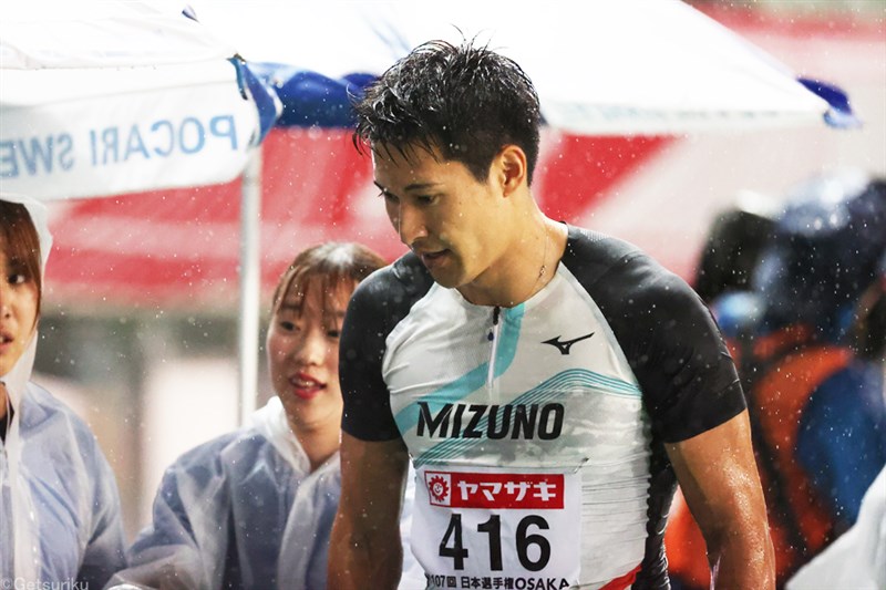 「左太腿の内転筋がケイレンした」男子200m・飯塚翔太は5位／日本選手権